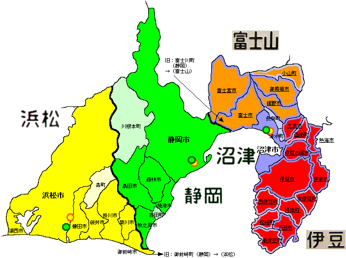 ナンバープレート情報局 管轄ｍａｐ